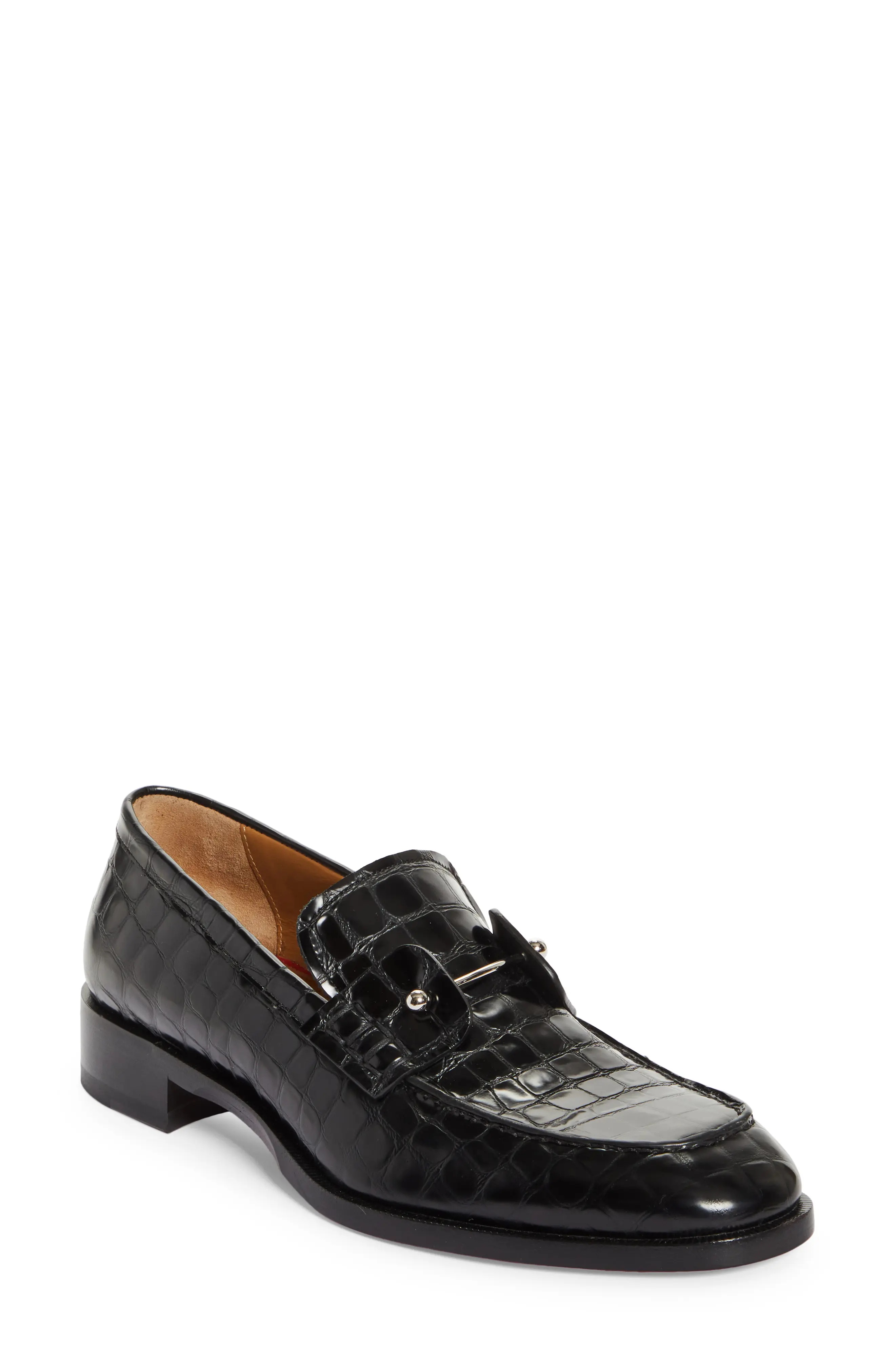 Chambelimoc Ali Croc Embossed Loafer - 1