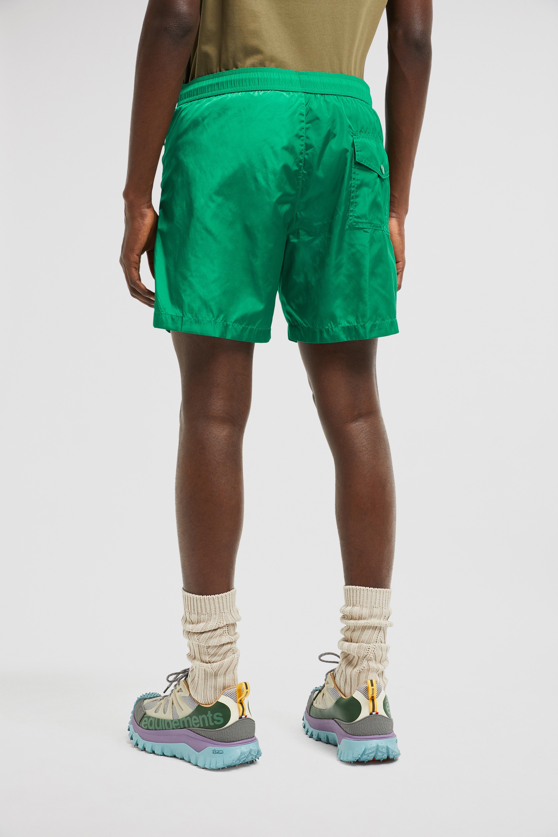Logo Patch Swim Shorts - 5