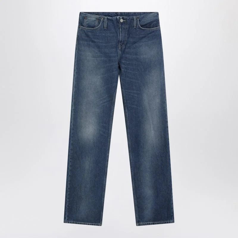 Acne Studios Blue Denim Trousers Women - 1