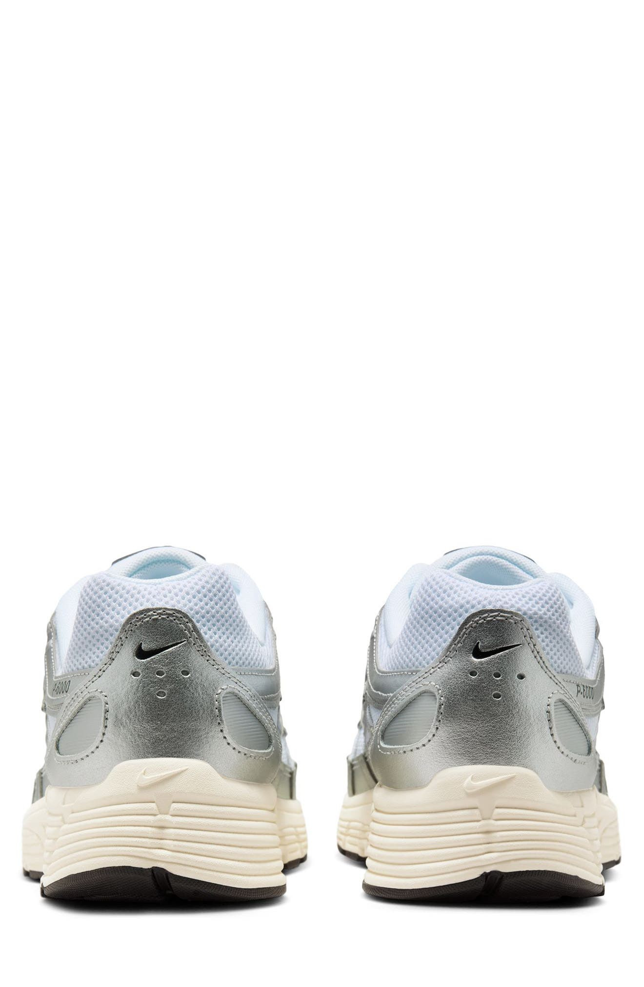Nike P-6000 Sneaker in White/Black/Silver at Nordstrom - 5