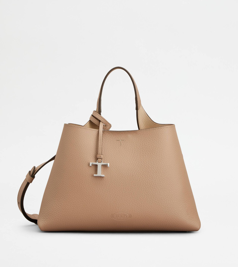 BAG IN LEATHER SMALL - NATURAL 1