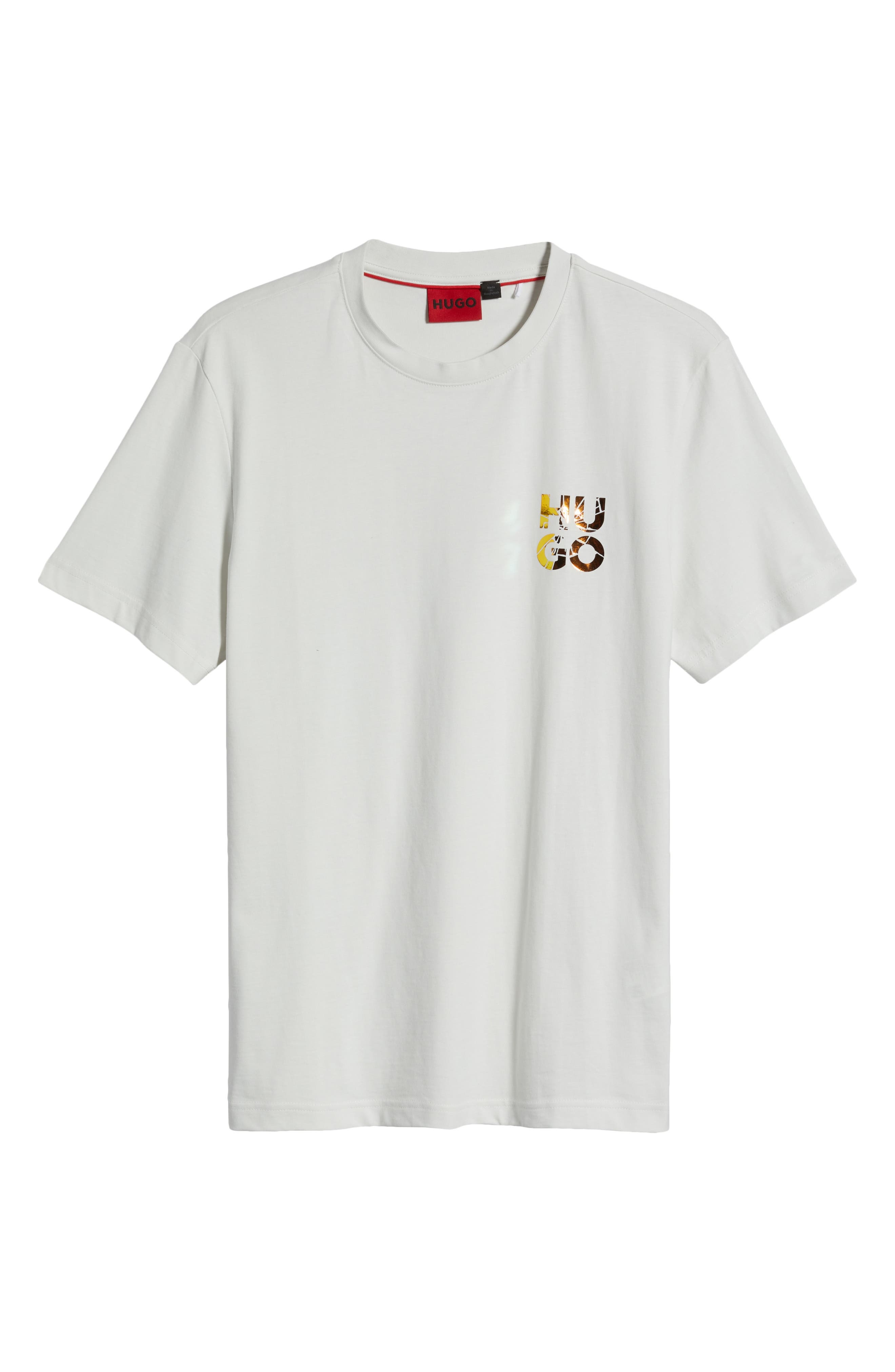HUGO Diridumti Graphic T-Shirt in Natural at Nordstrom - 5