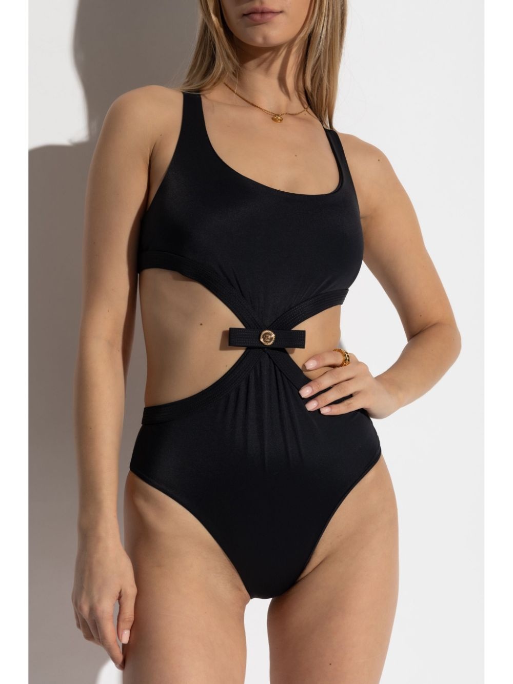 bow detail swimsuit - 2