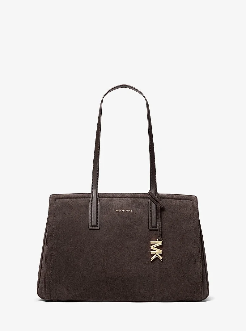 Laila Medium Suede Tote Bag - 1
