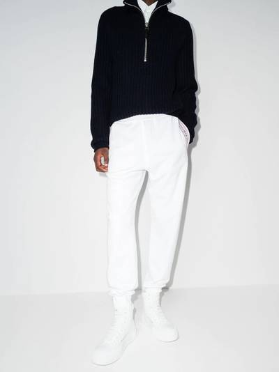 Alexander McQueen logo tape tapered track pants outlook