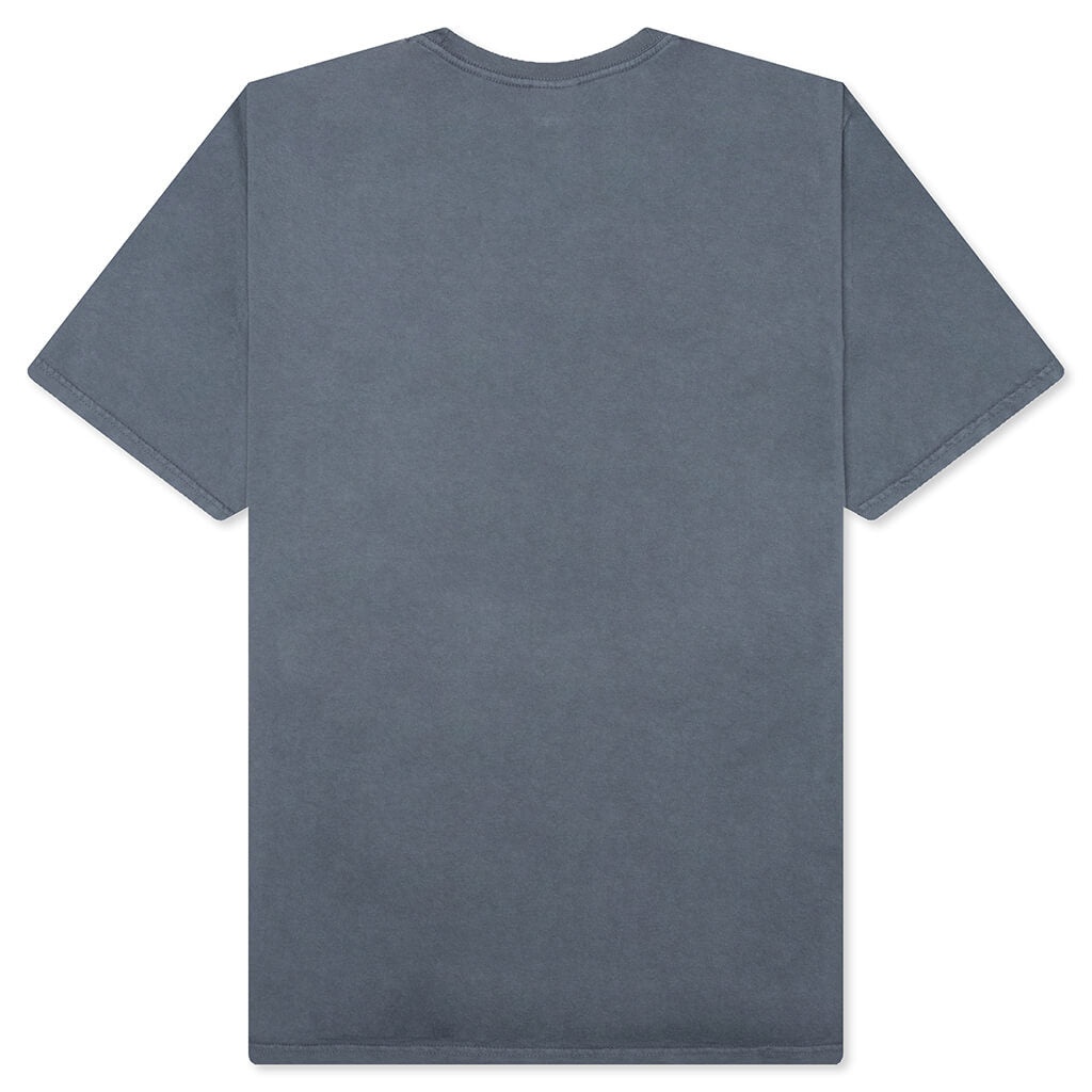 VENUS OVAL PIG. DYED TEE - INDIGO - 2