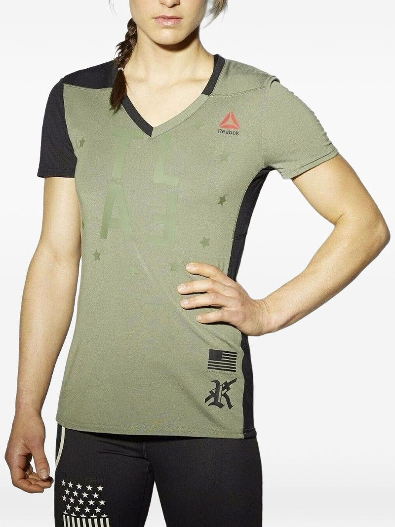 Train Like A Fighter MMA V-neck T-shirt 1
