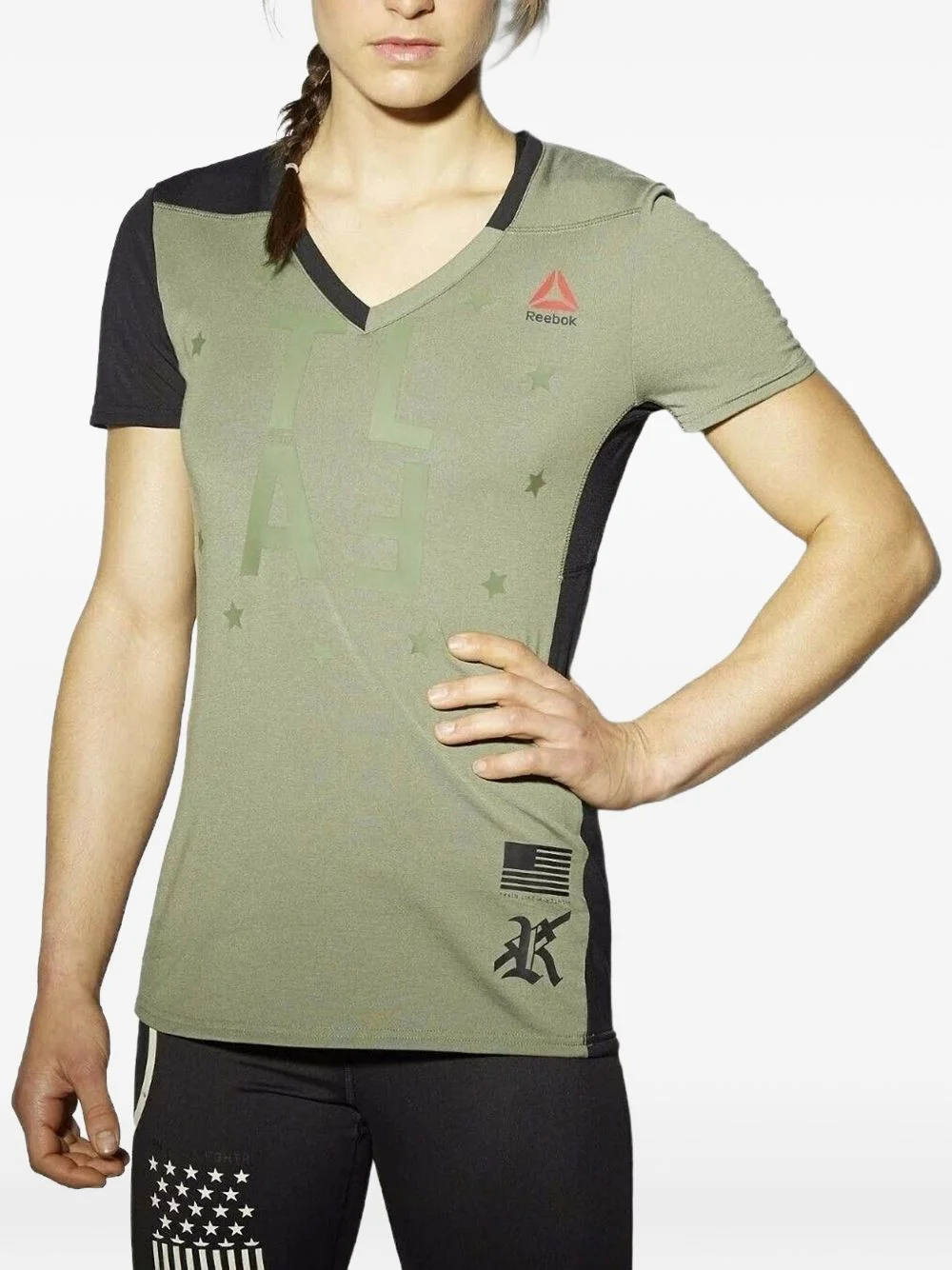 Train Like A Fighter MMA V-neck T-shirt - 1