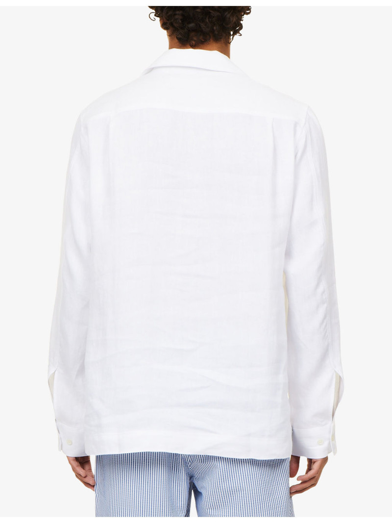 Vincent Long-Sleeve Linen Shirt 4