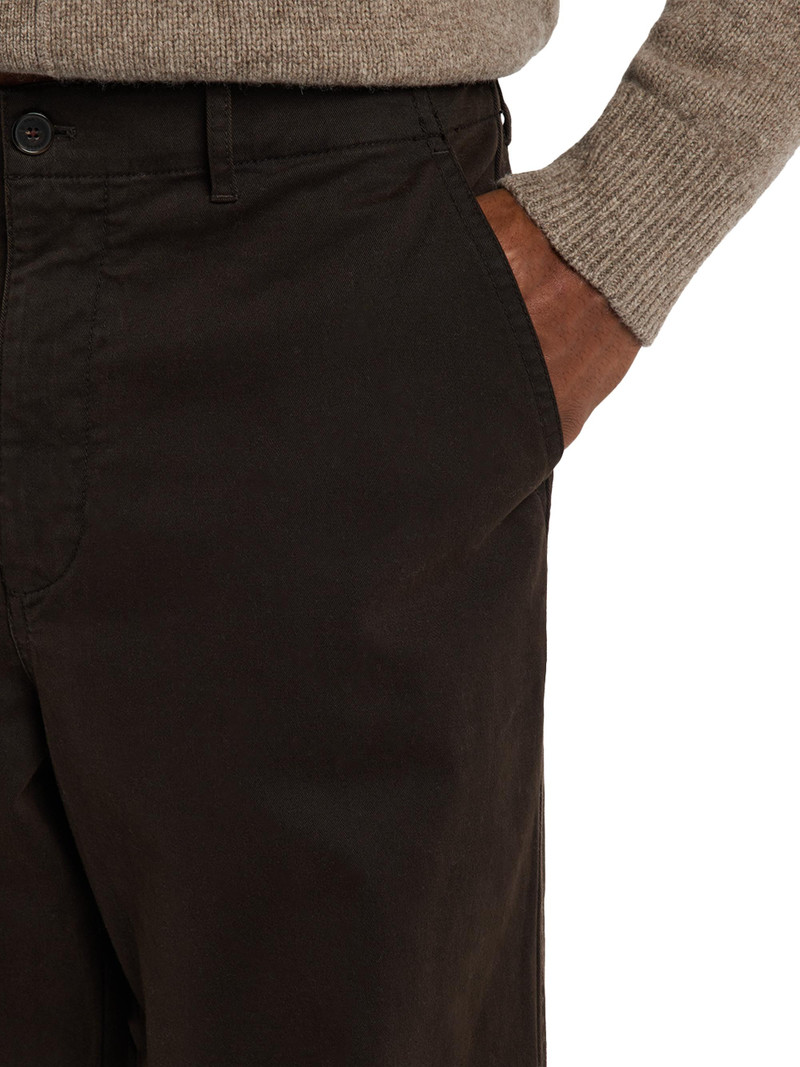 Men's Stretch-Cotton Chino Pants - Chocolate 5