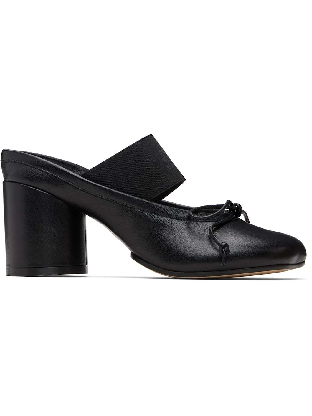 Black Anatomic Numeric Sandal Heels - 1