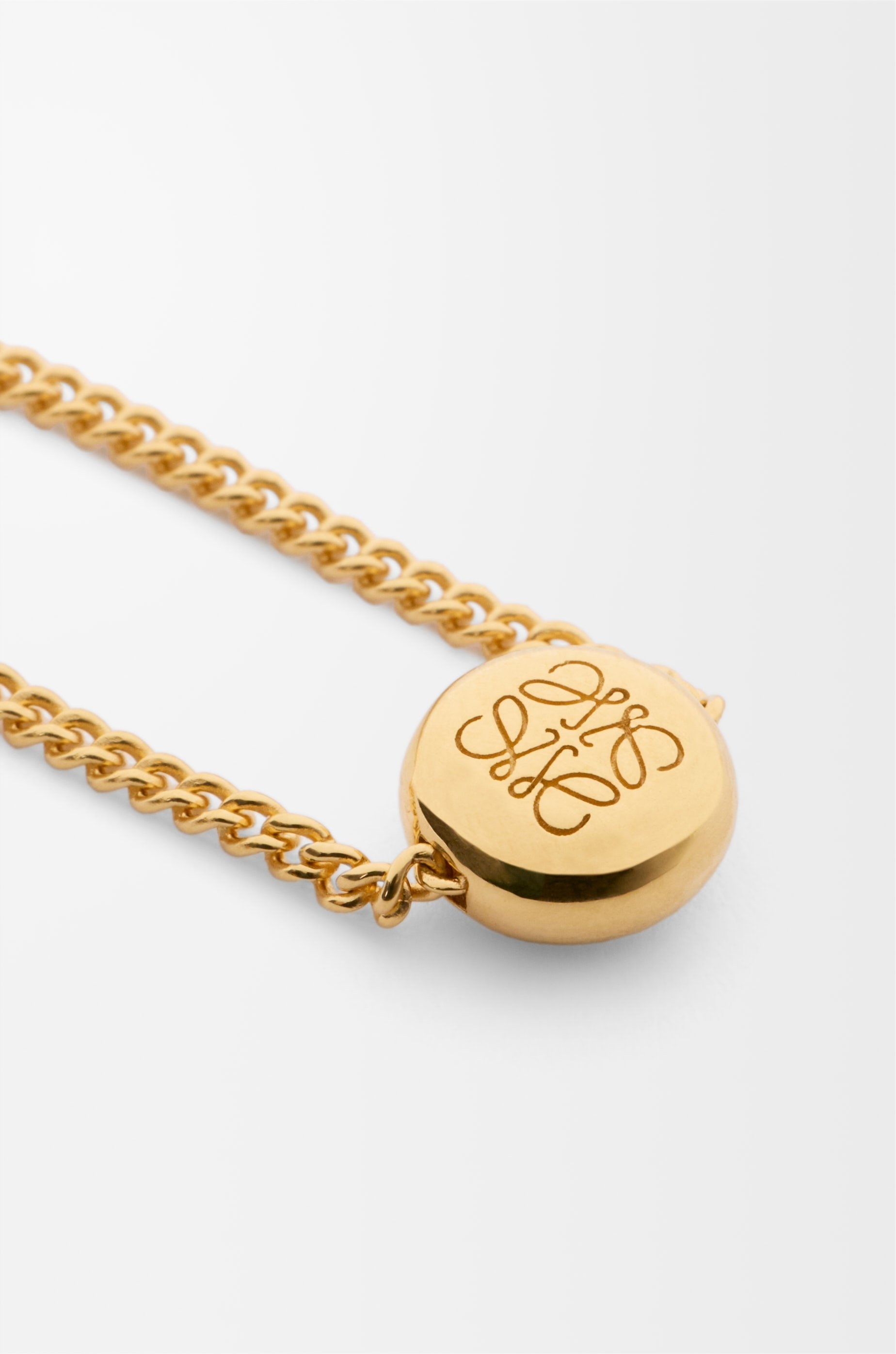 【送料&関税込】Loewe Gold l Bracelet Loewe Anagram Bracelet GP Gold | eBay