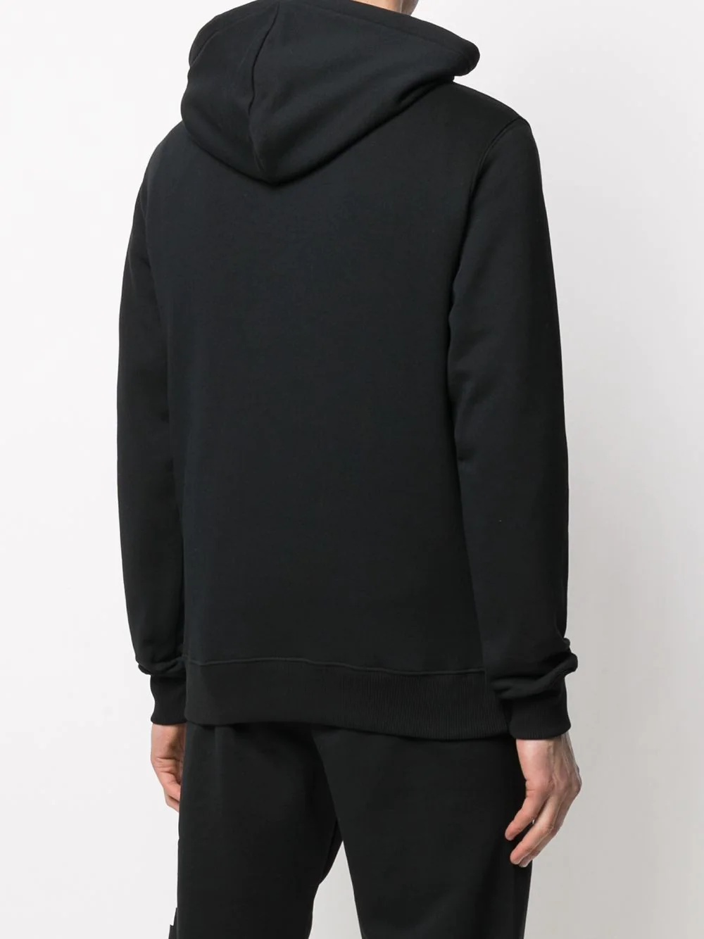 Klein logo-print organic cotton hoodie - 4