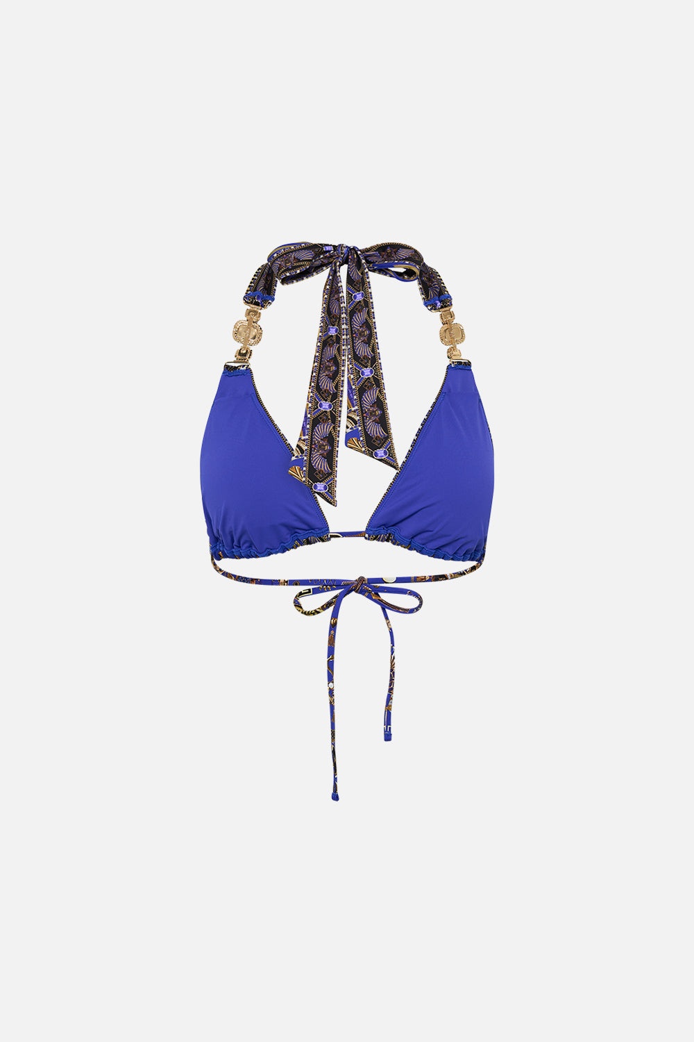 SOFT TIE TRI BRA WITH TRIM - 2