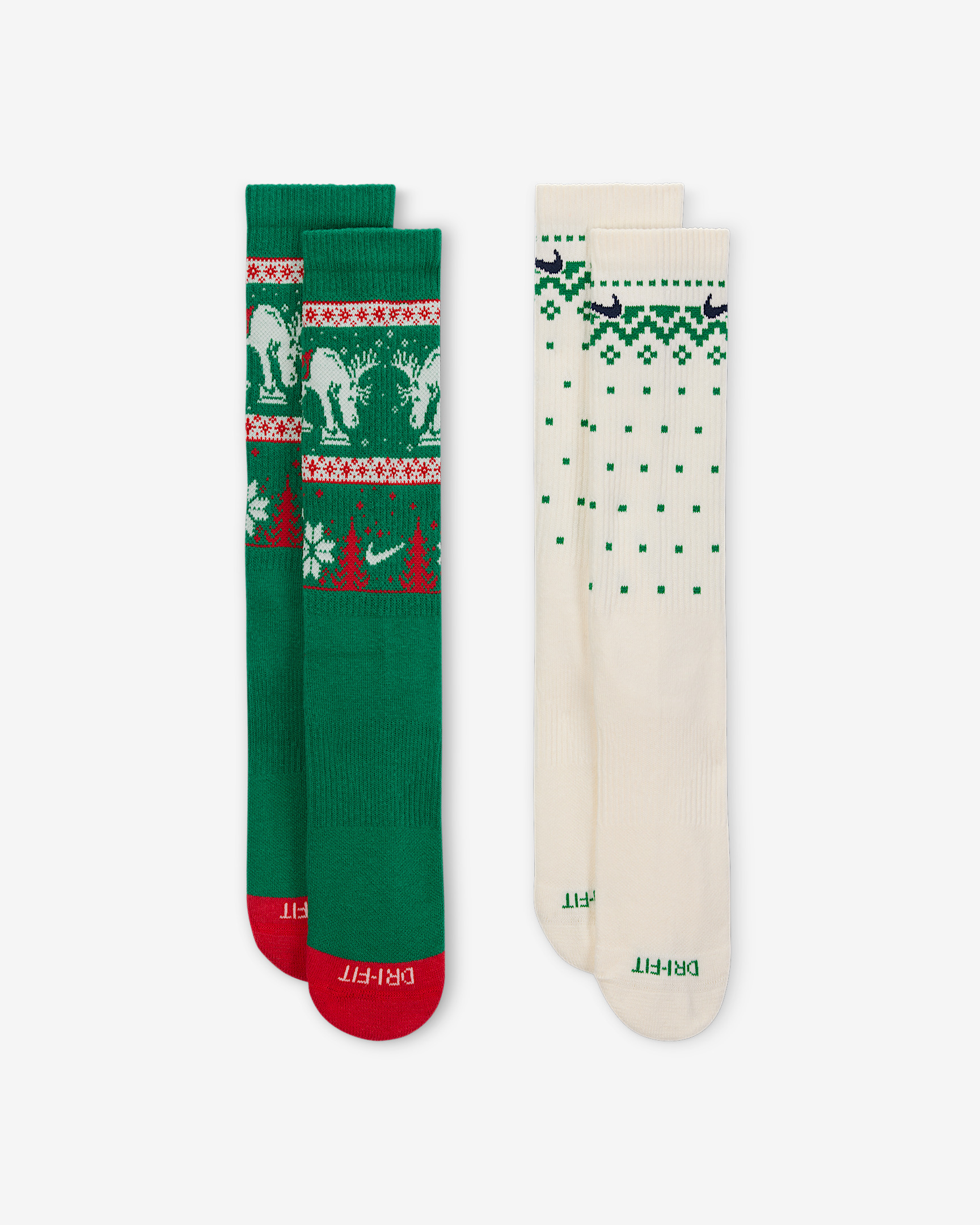 Nike Everyday Plus Cushioned Winter Wonderland Crew Socks (2 Pairs) - 2