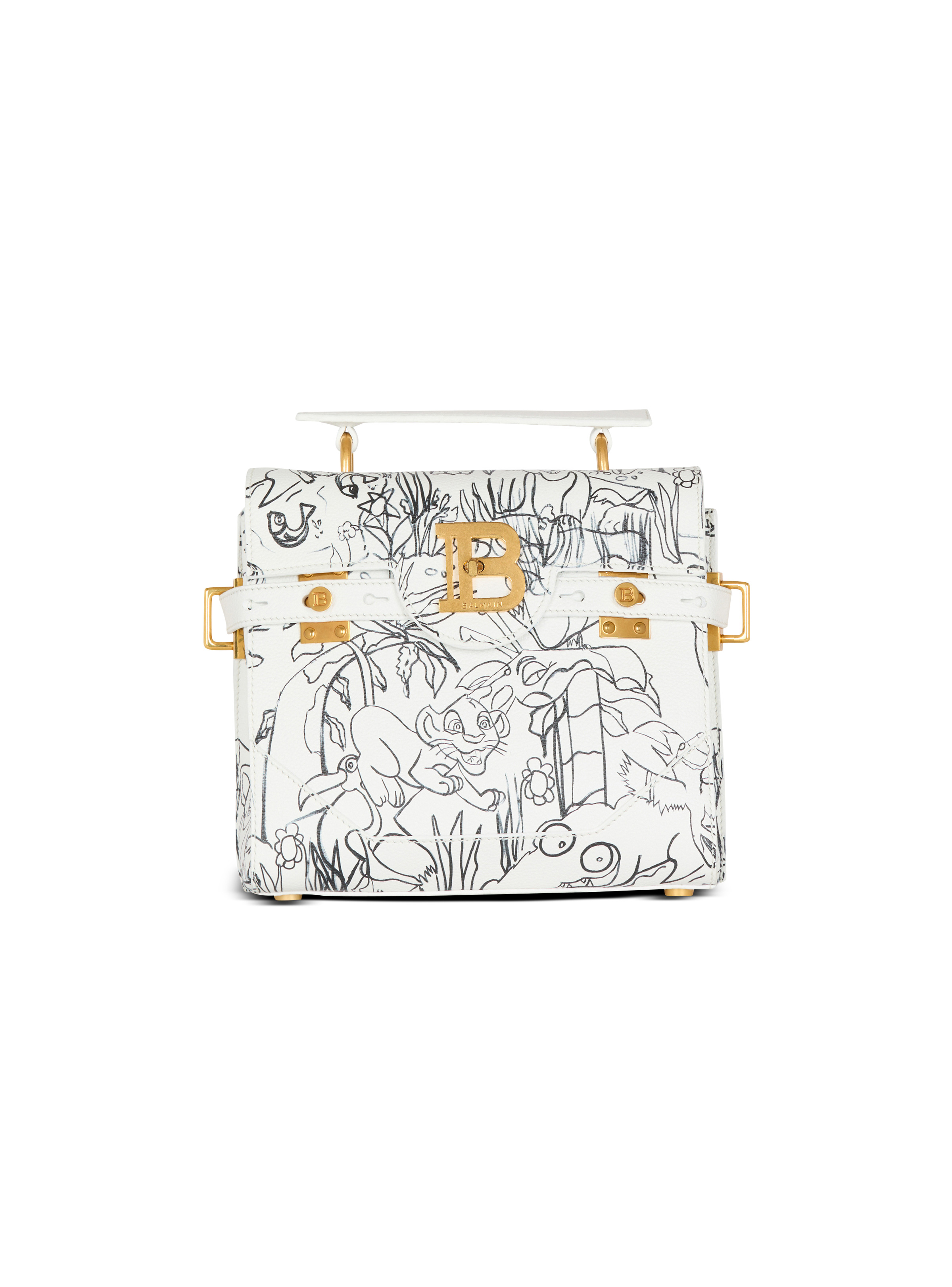 Disney x Balmain: The Lion King - B-Buzz 23 bag in Enfant Précoce print - 1