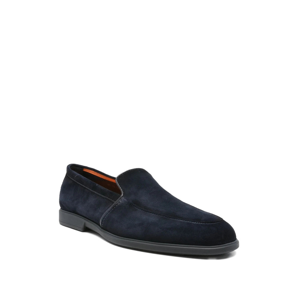 Santoni Blue Loafers Men - 3