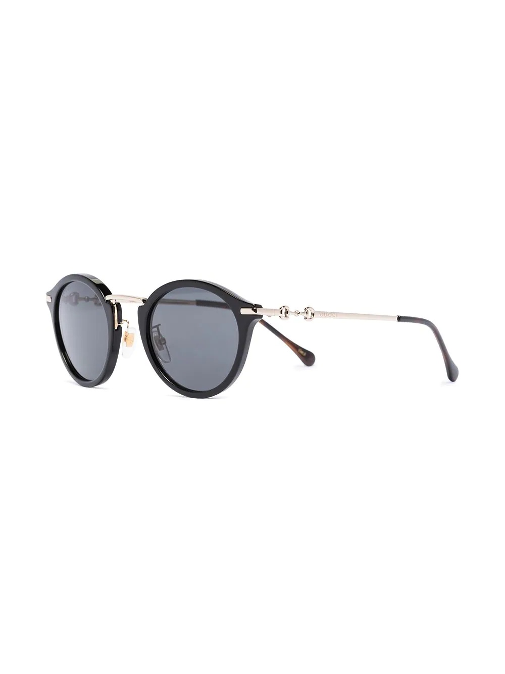 Horsebit round-frame sunglasses - 3