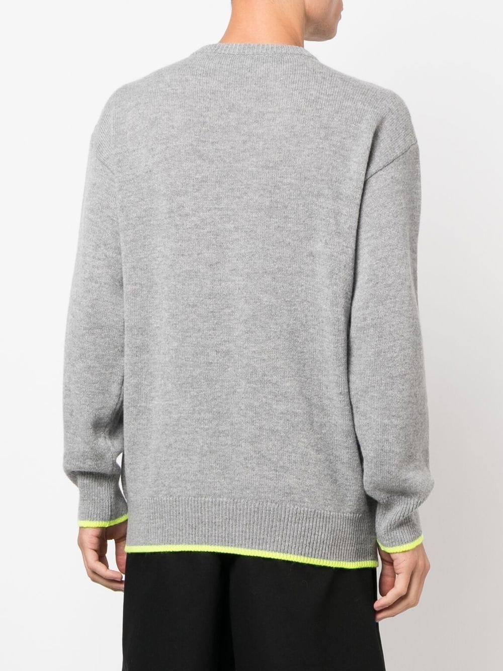 embroidered-logo crew-neck jumper - 4