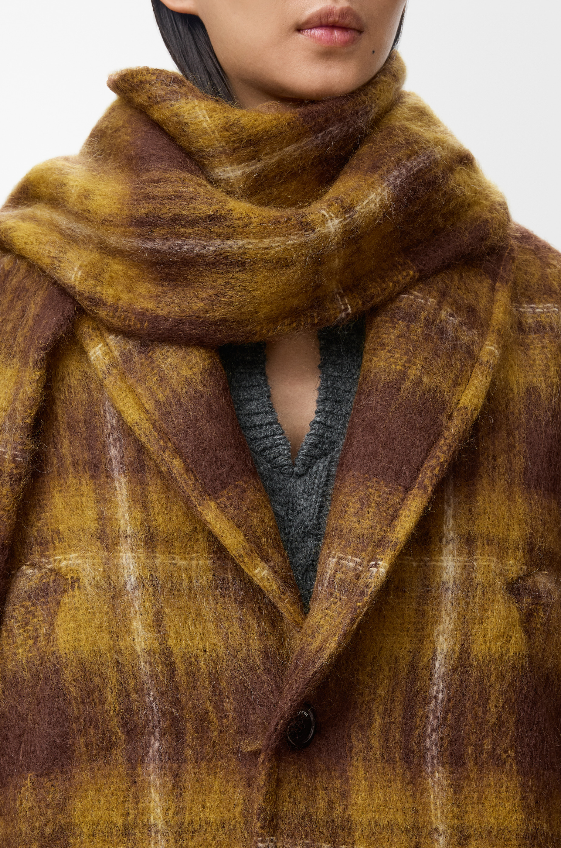 Jacket in mohair and wool blend - 5