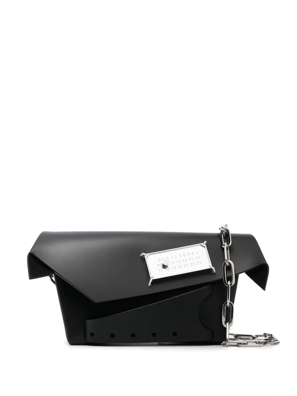 Snatched leather shoulder bag - 1