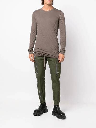 Rick Owens crew neck long-sleeved T-shirt outlook