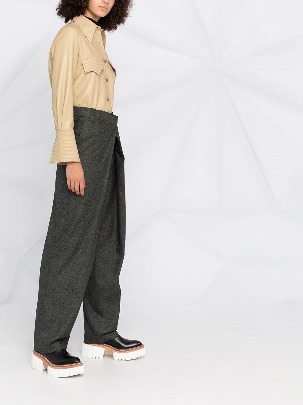 wide-leg trousers - 4