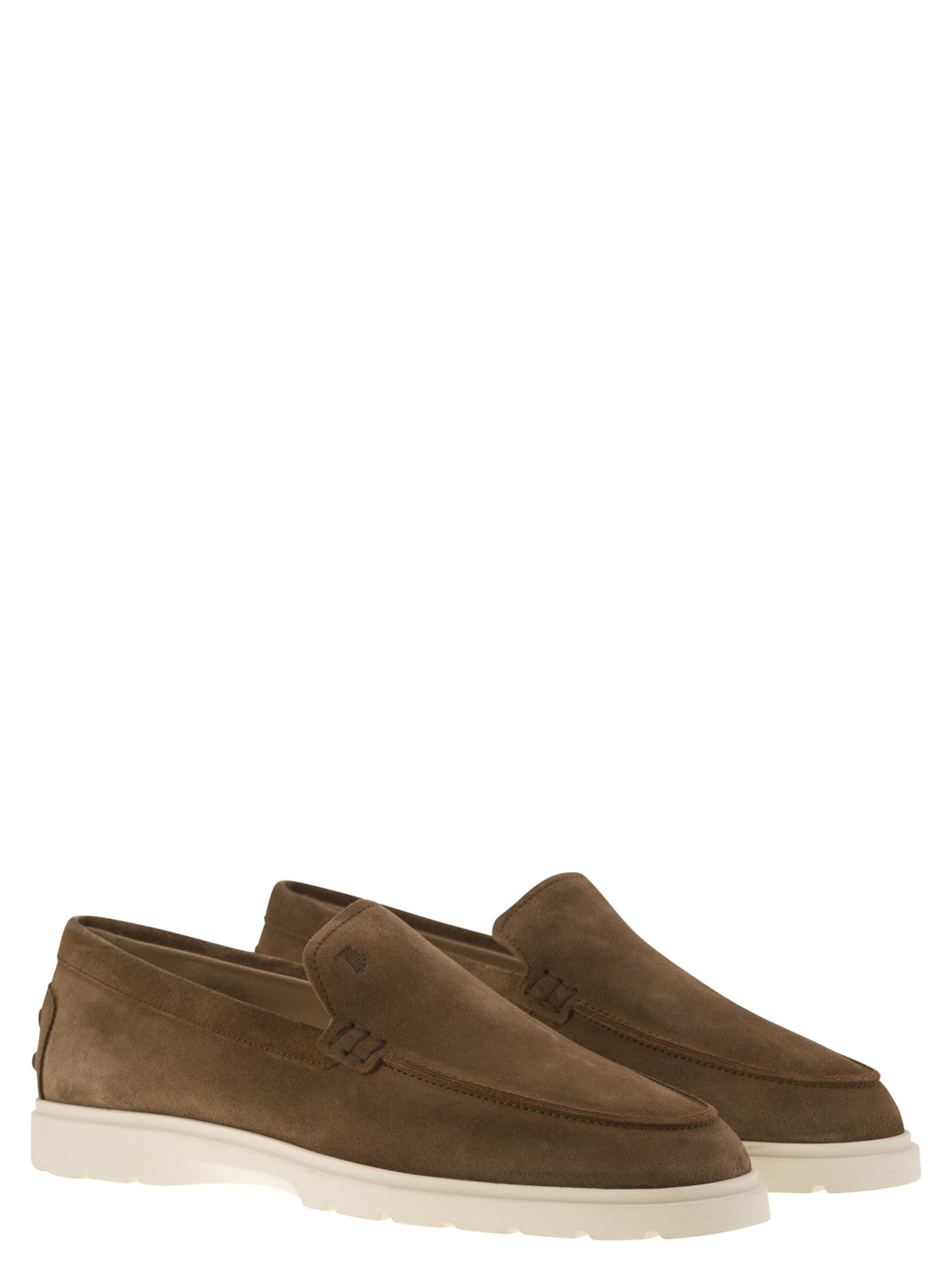 Tod's Men Suede Slipper Moccasin - 4