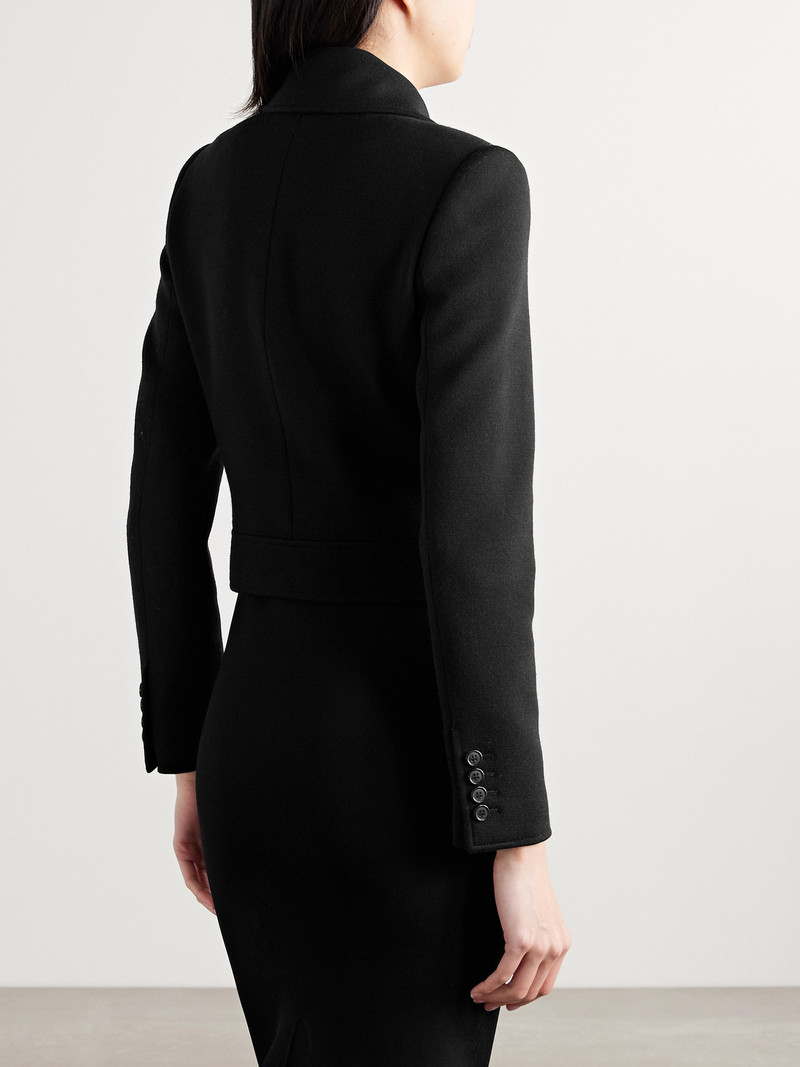 Cropped Wool-blend Jacket 3