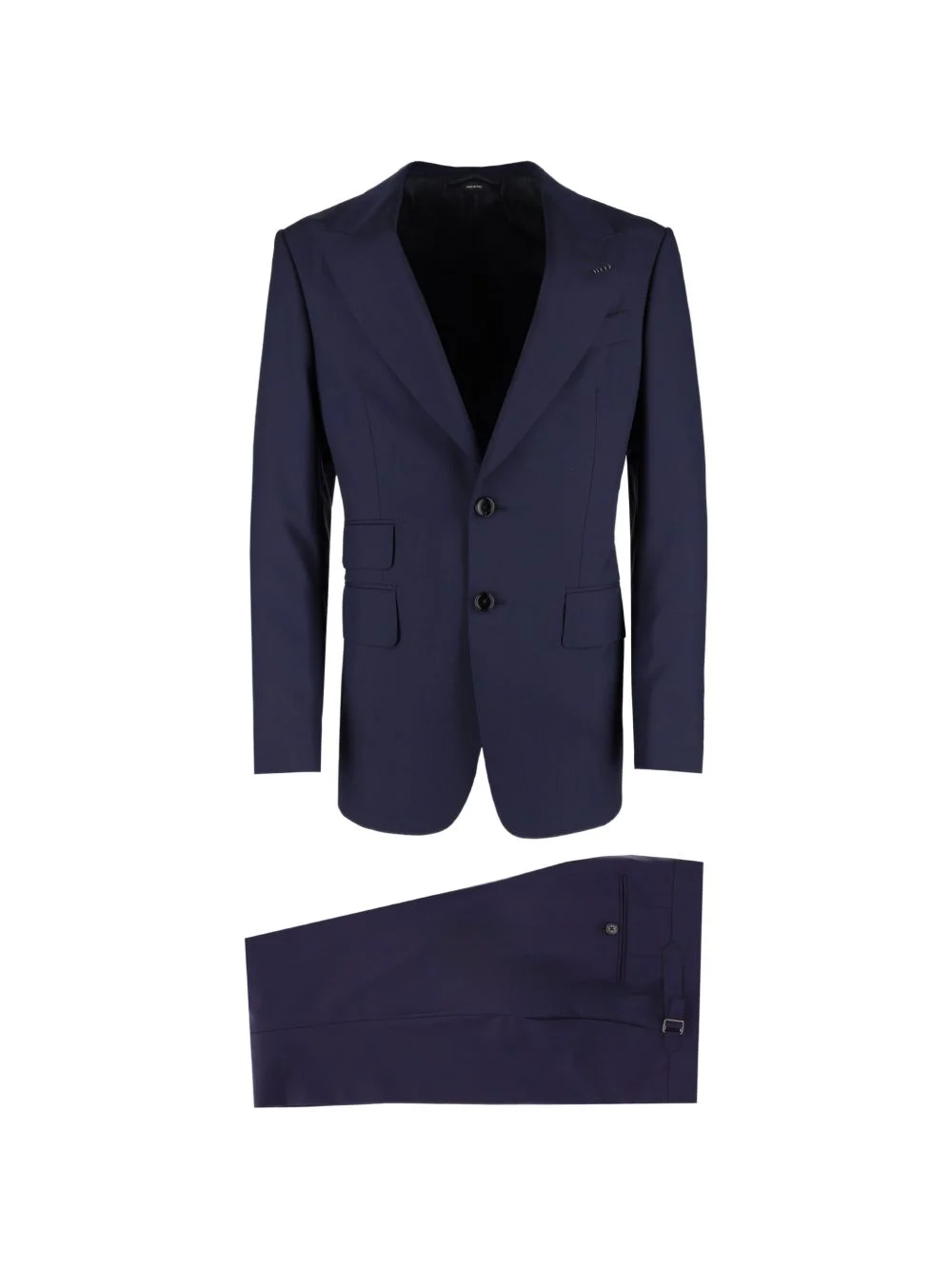peak-lapel single-breasted suit - 1