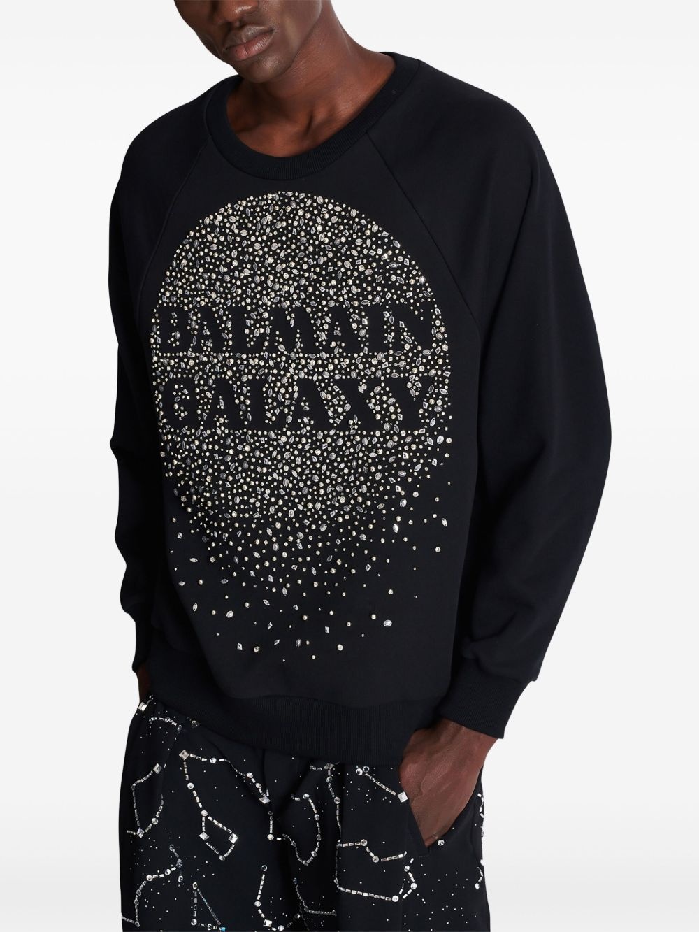 Galaxy embroidered sweatshirt - 5