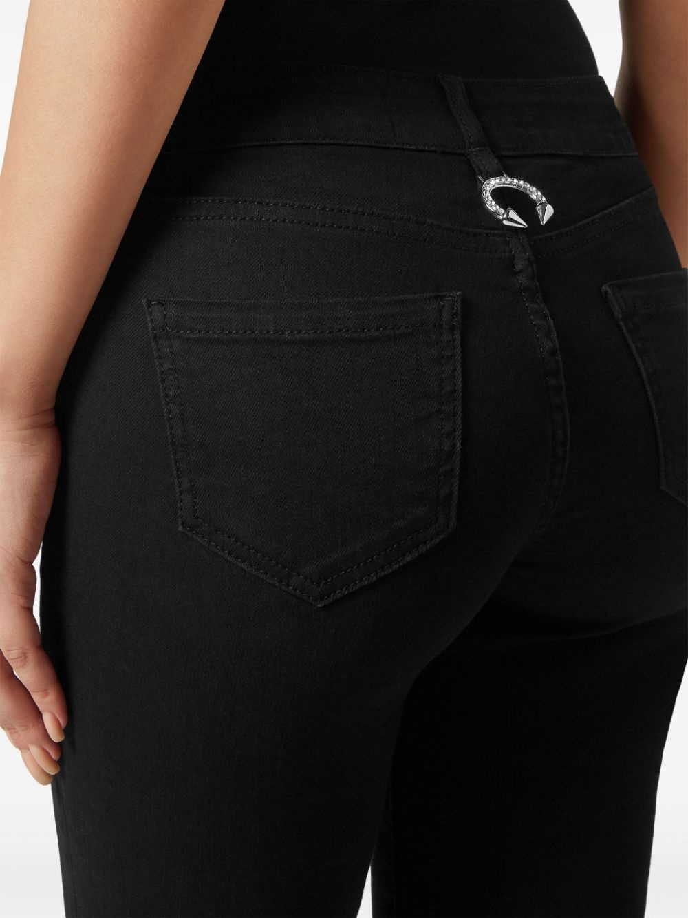 mid-rise skinny jeans - 5