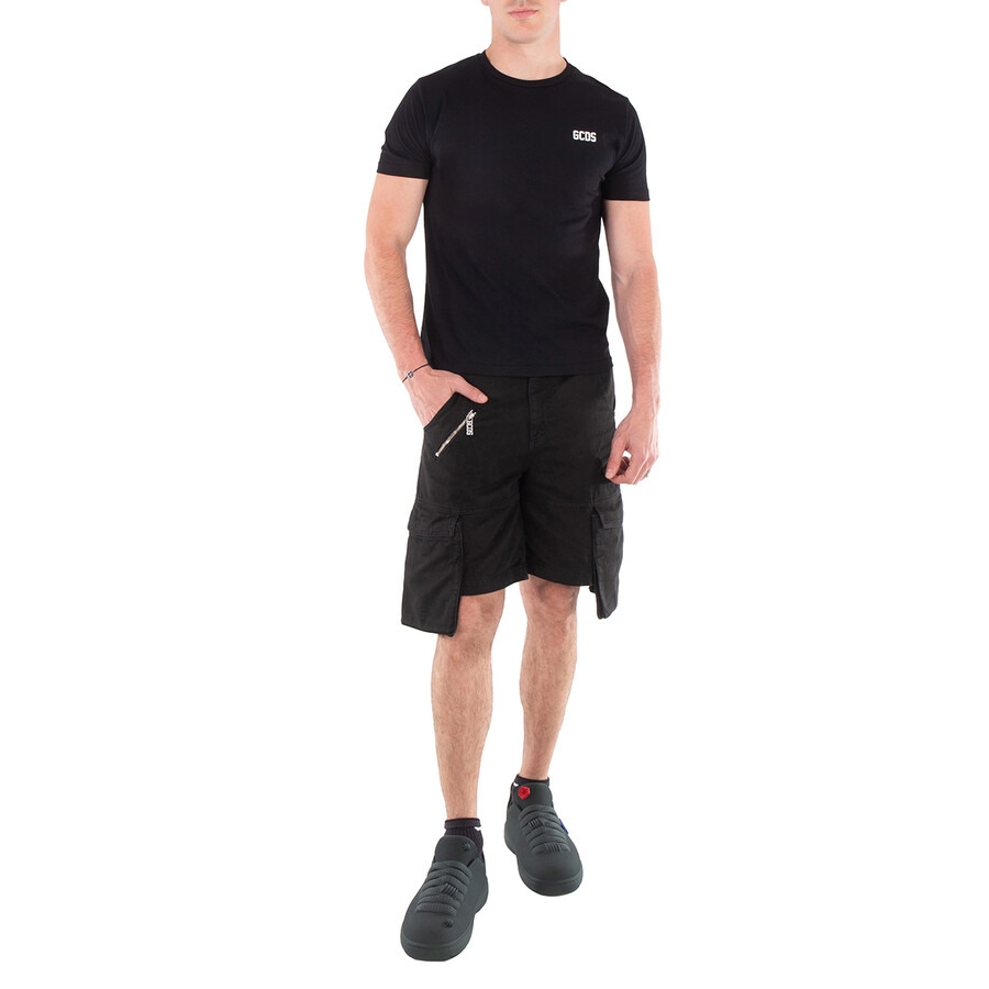 GCDS Low Band Logo Cotton T-Shirt - 4