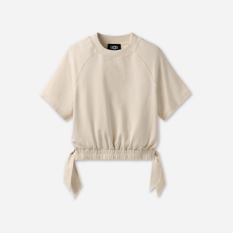 ® Women's Jalani Short Sleeve Top in Cream 1