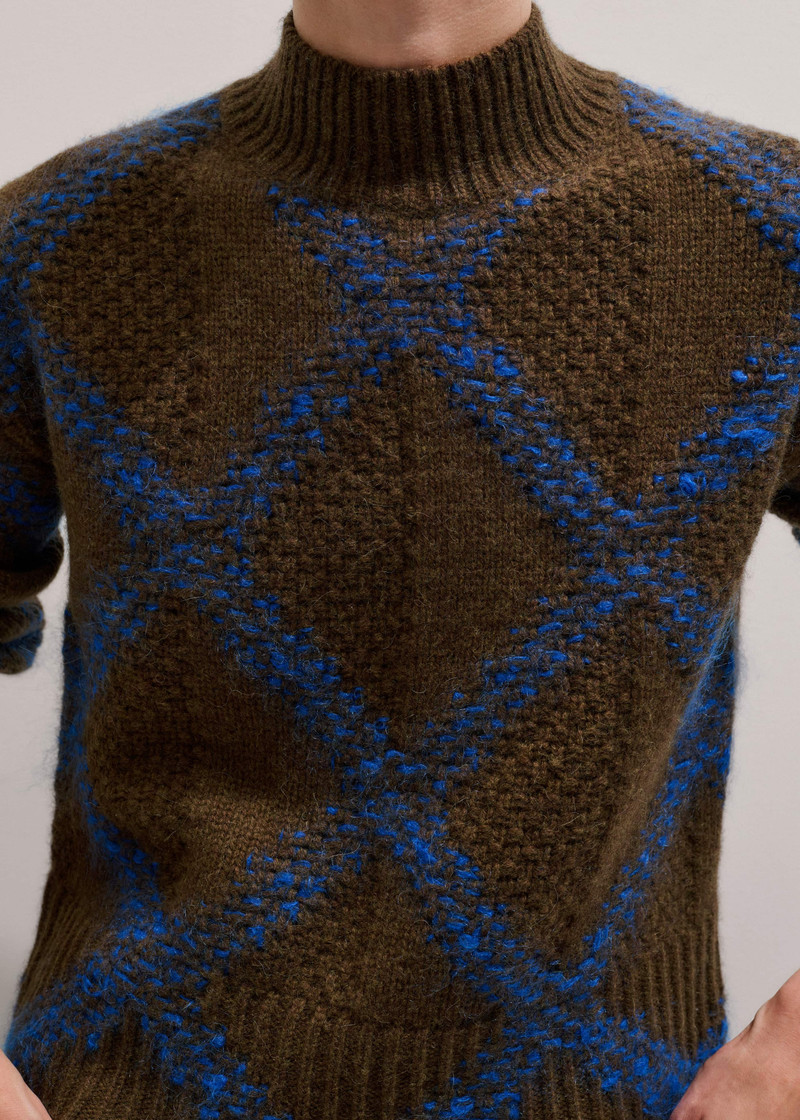 Straight Argyle Sweater 3