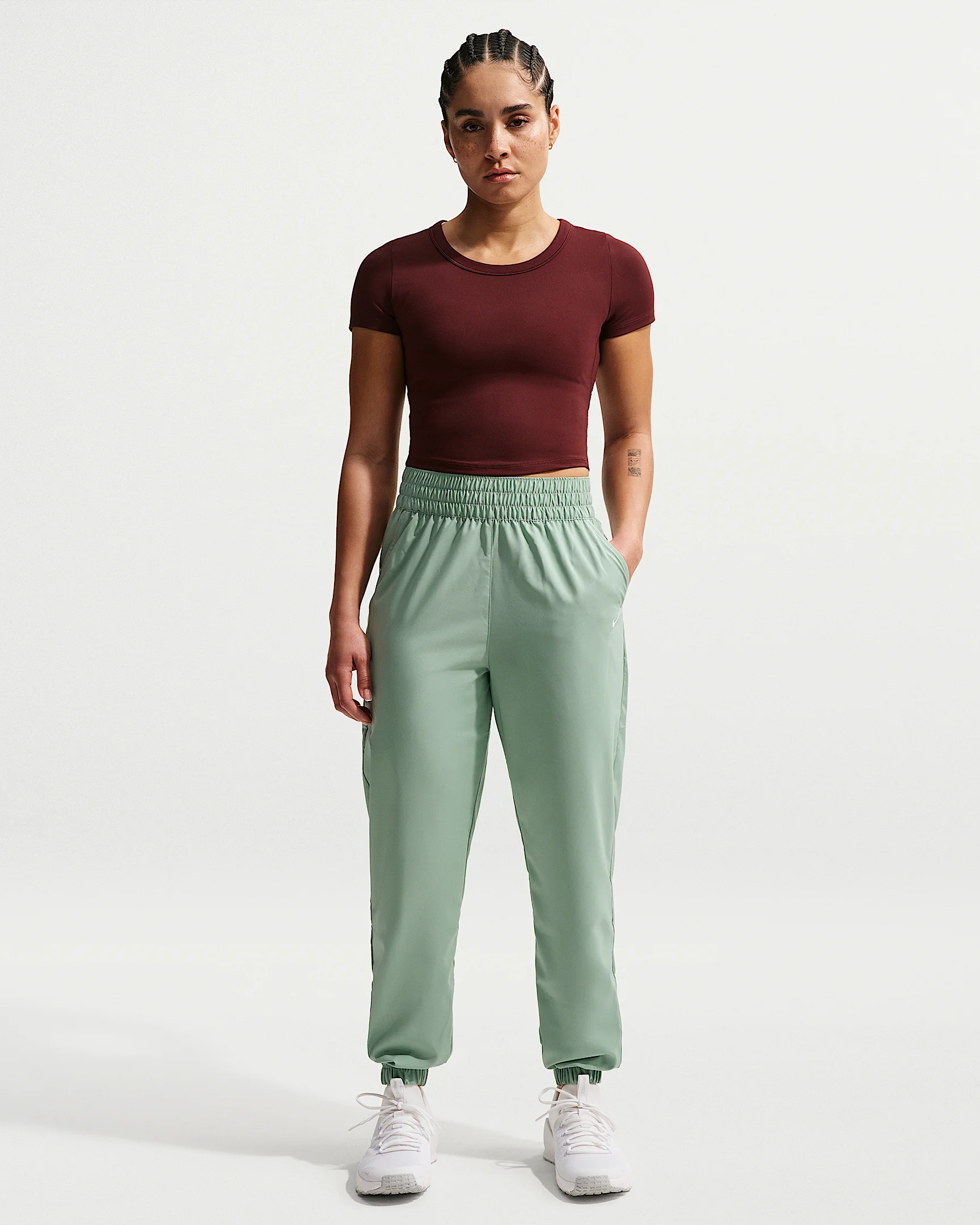 Nike One Women's Dri-FIT High-Waisted 7/8 Joggers - 1