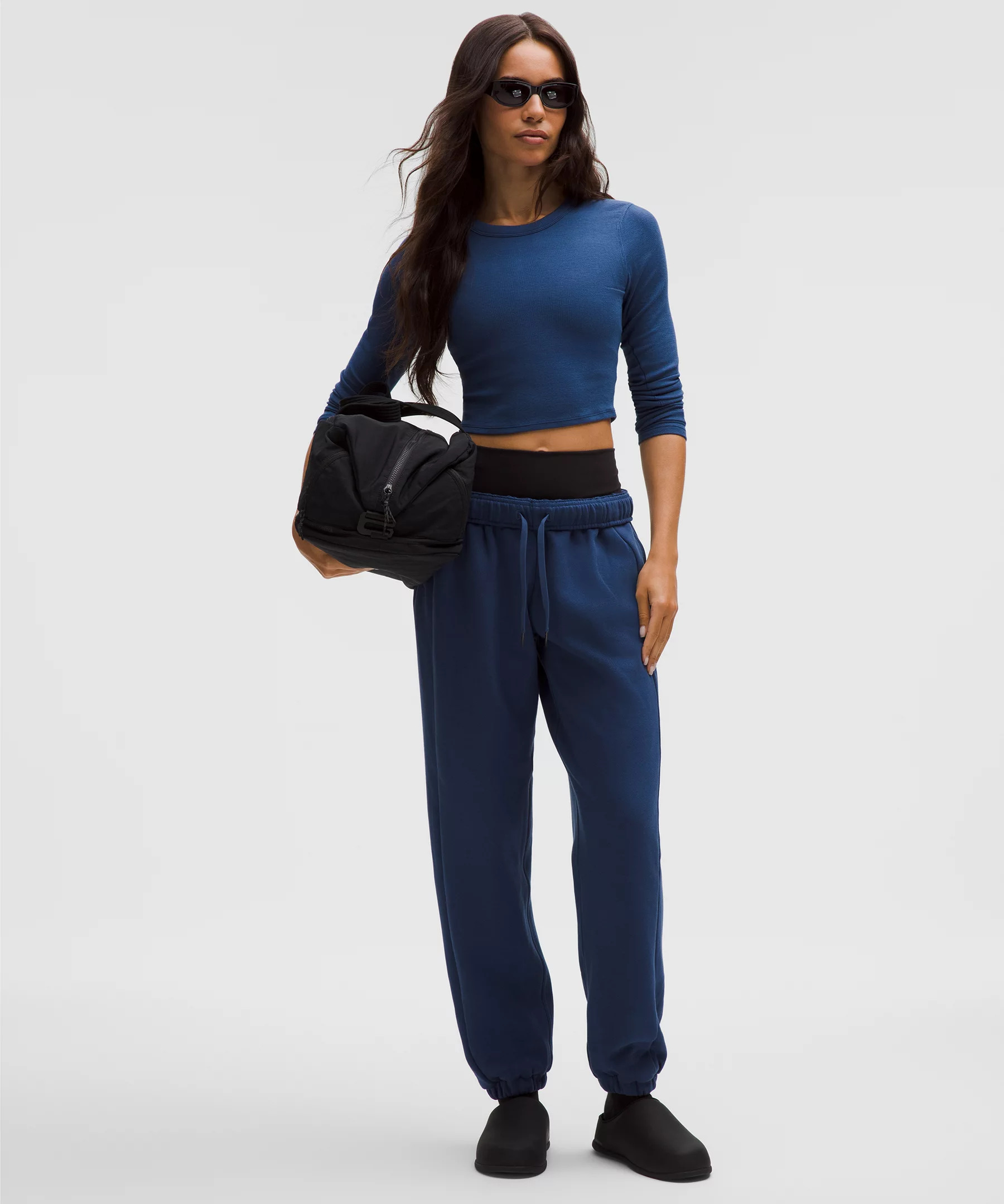 Hold Tight Straight-Hem Cropped Long-Sleeve Shirt - 2