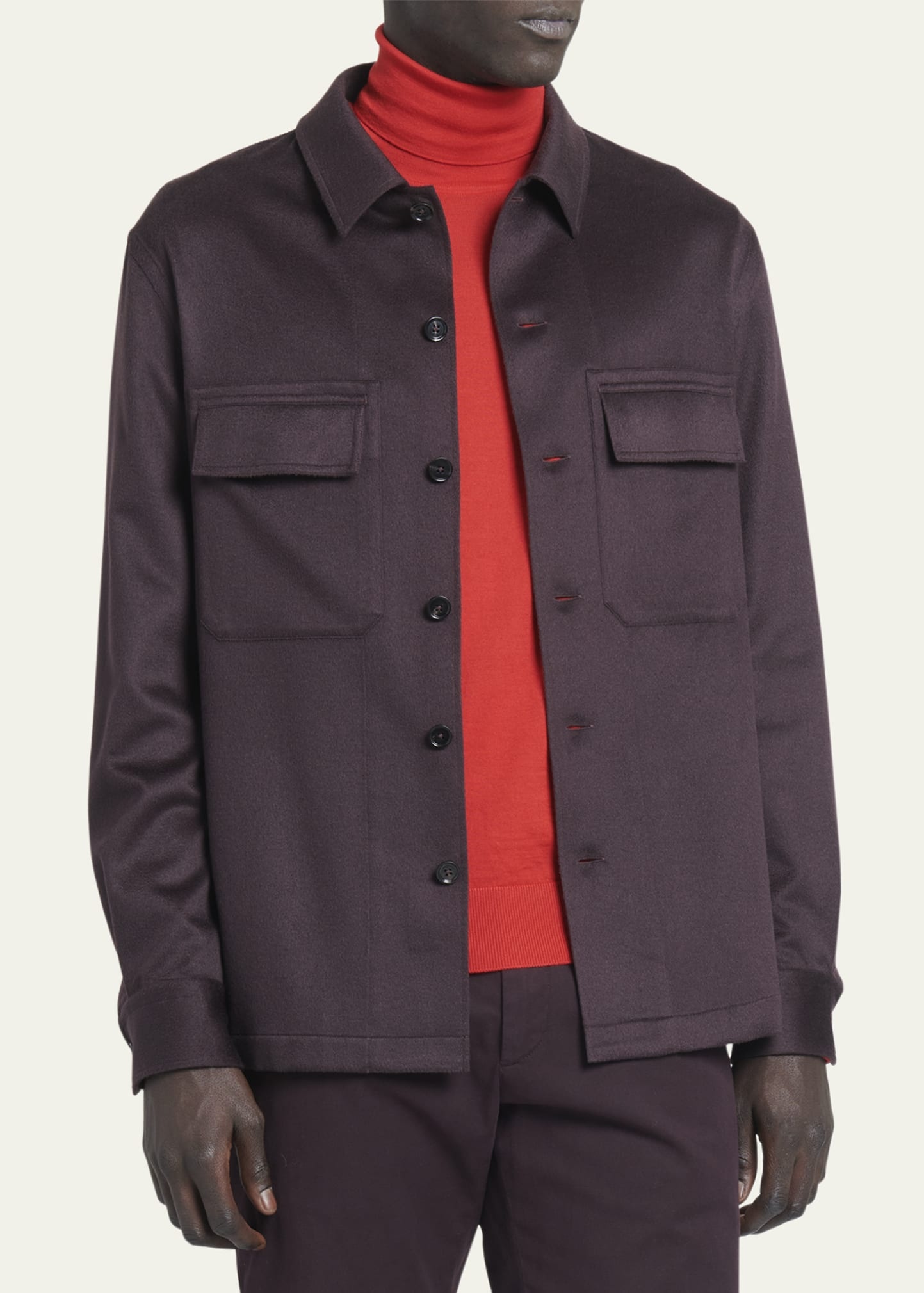 Men's Cashmere Oasi Overshirt - 4