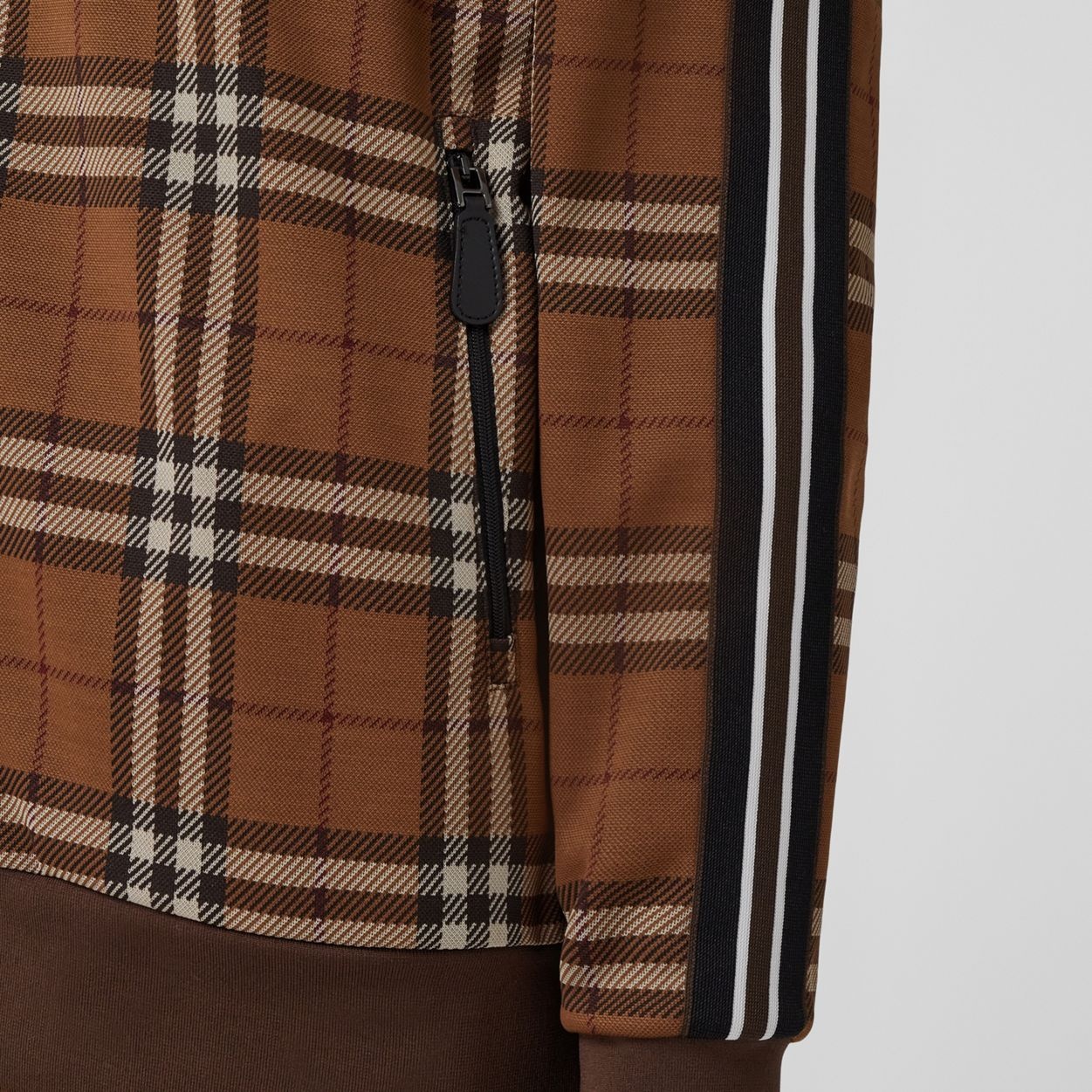 Check Funnel Neck Sweater - 5
