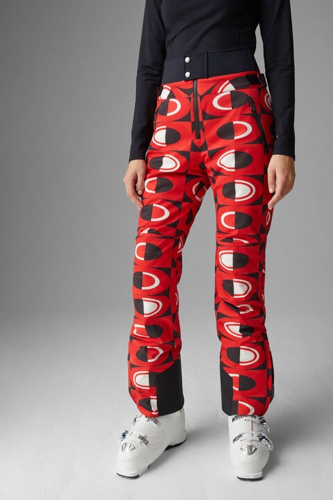 Maren Ski pants in Red/Black - 2
