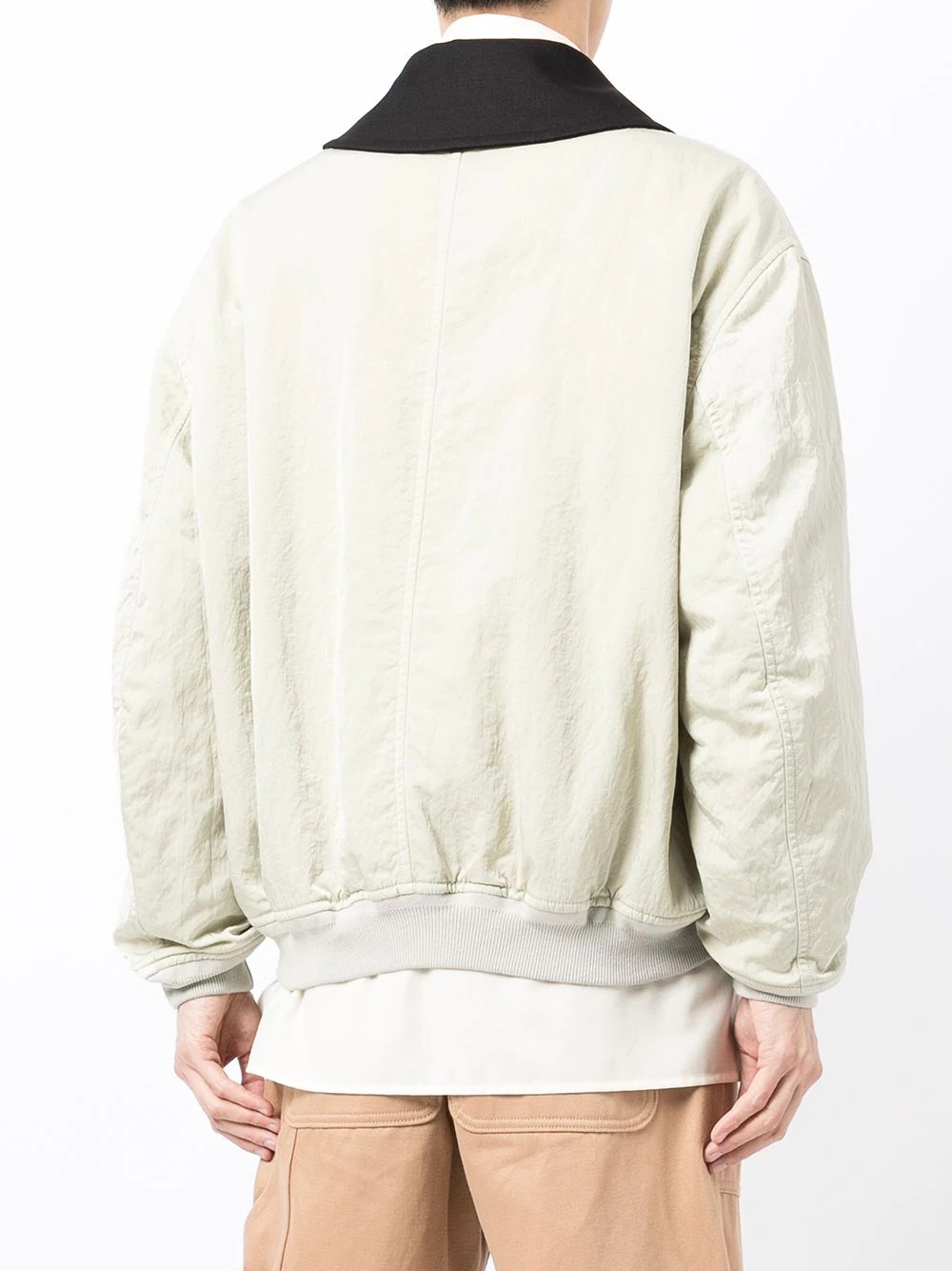 detachable-collar bomber jacket - 4