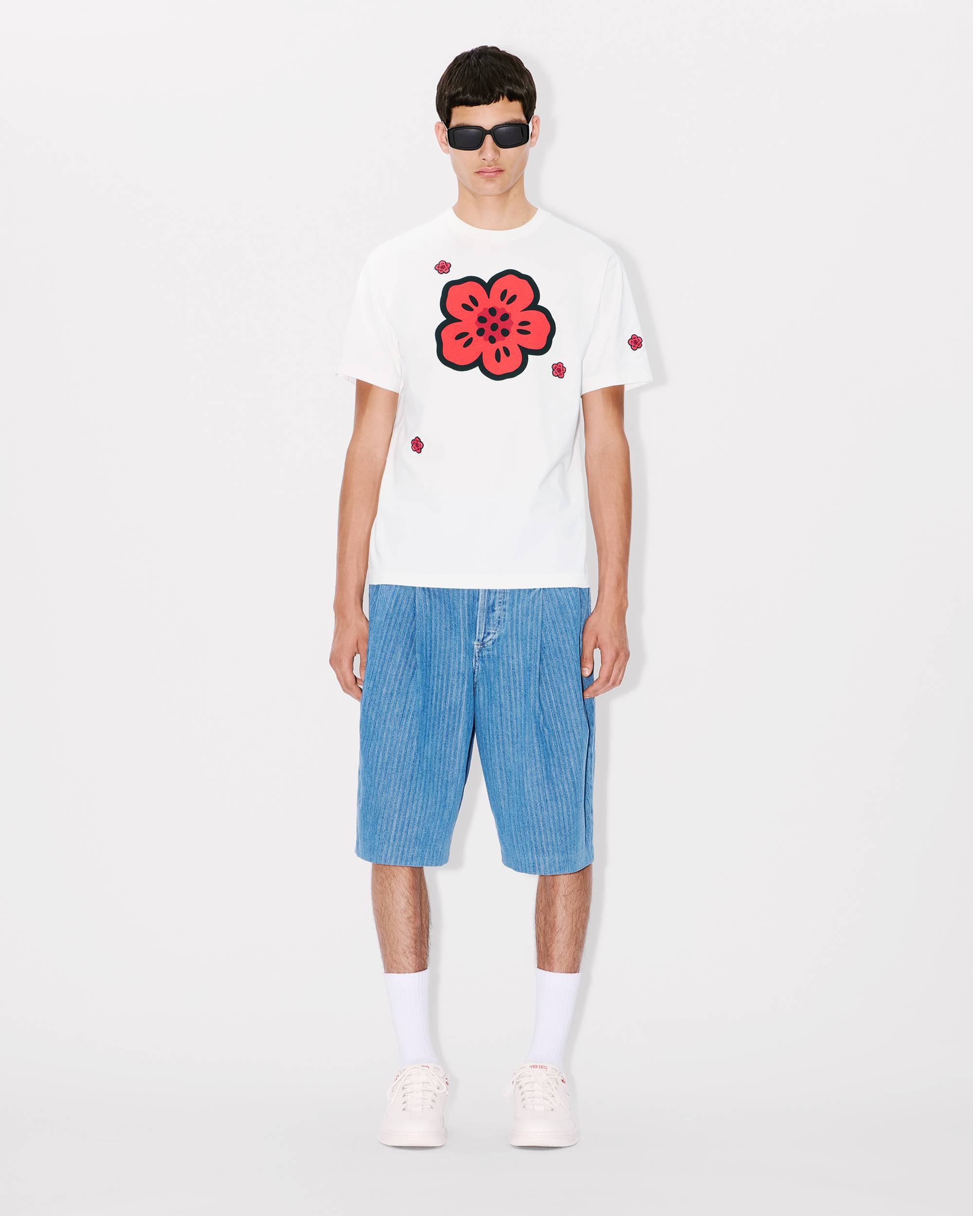 'Boke Flower' embroidered T-shirt - 5