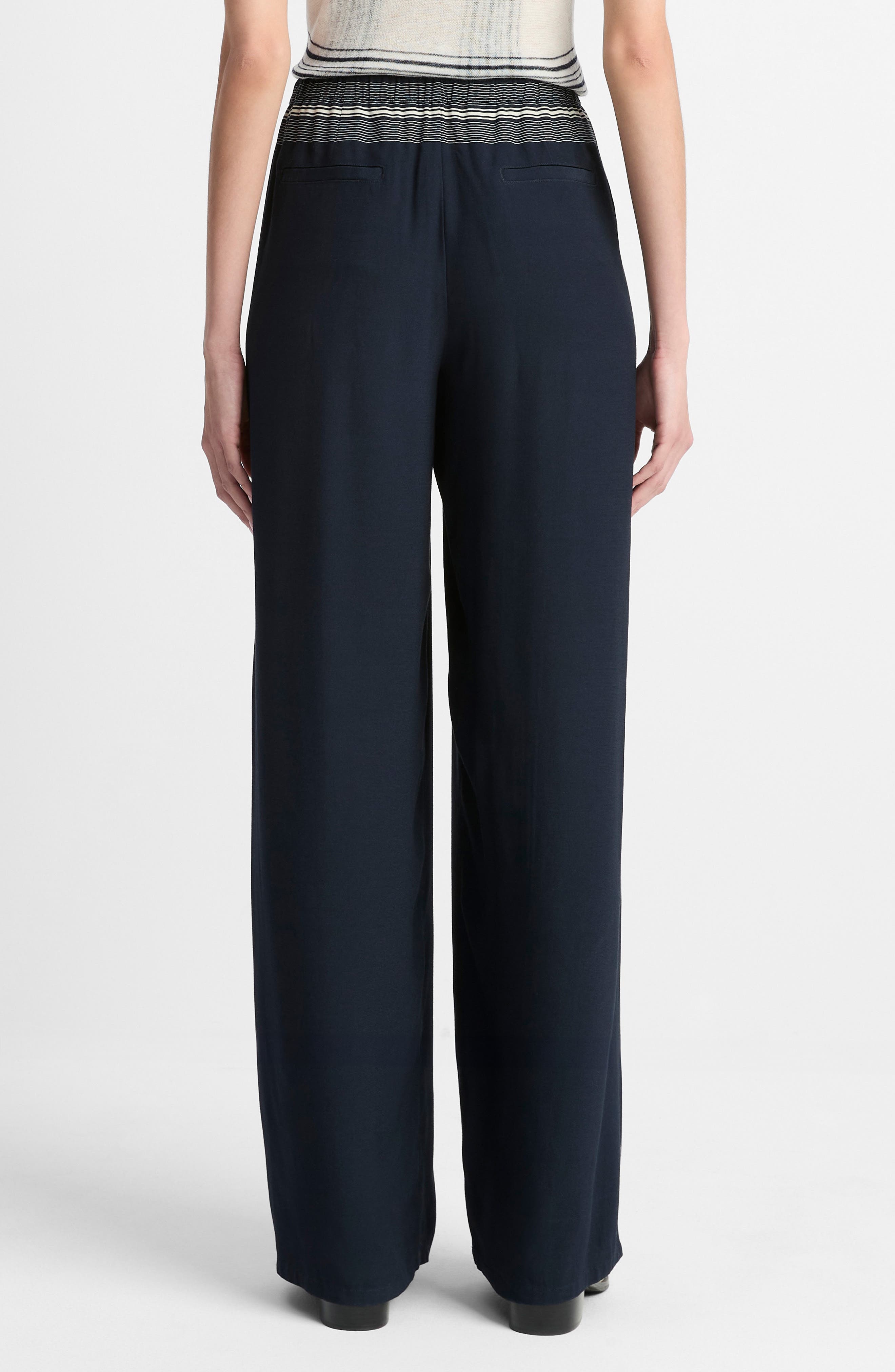 Vince Placed Stripe Pull-On Pants in Coastal/pale Canyon at Nordstrom - 2