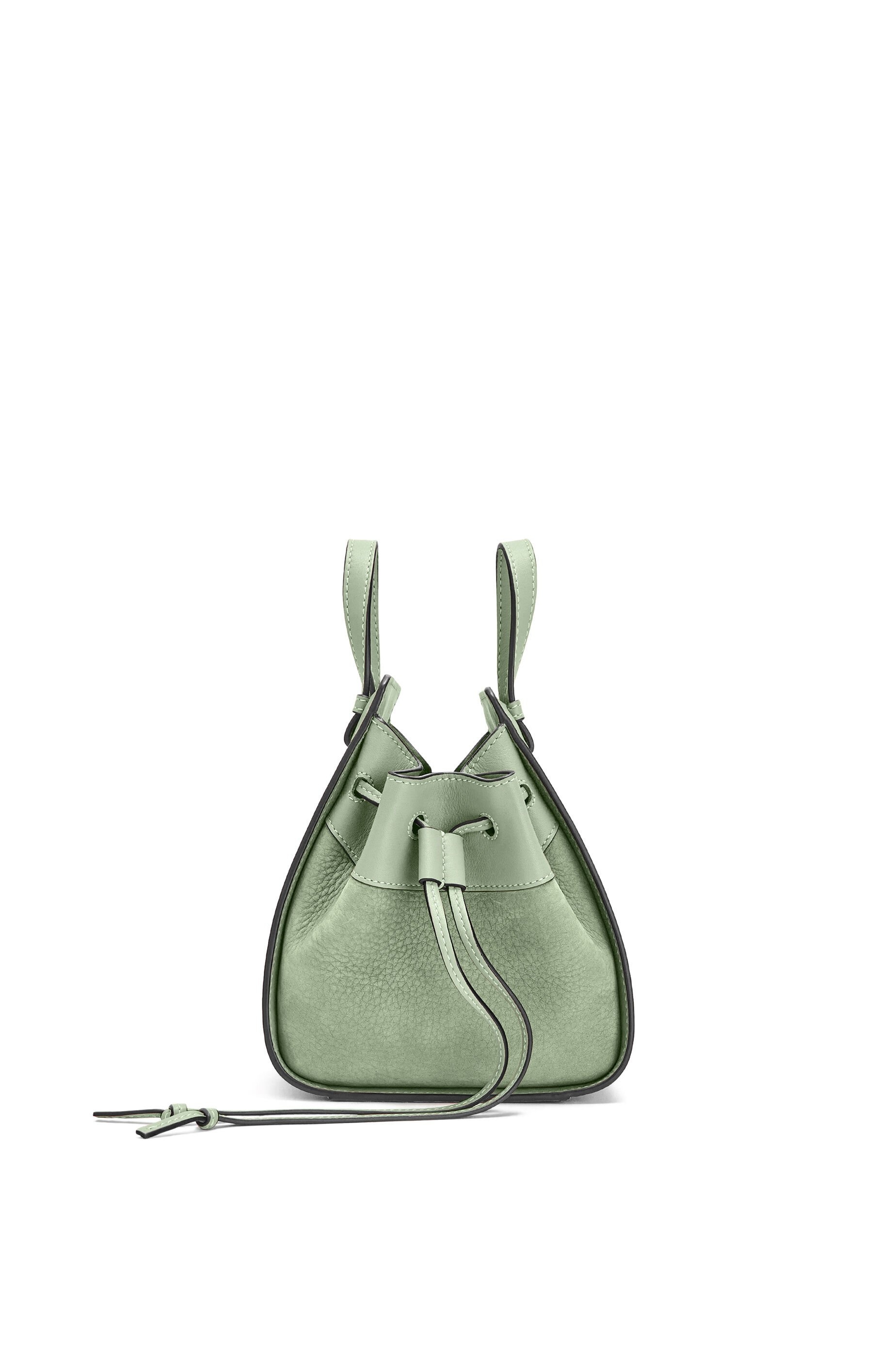 Mini Hammock Drawstring bag in calfskin and nubuck - 3