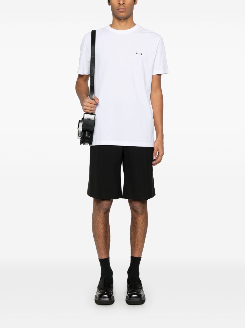 logo-tape T-shirt - 2