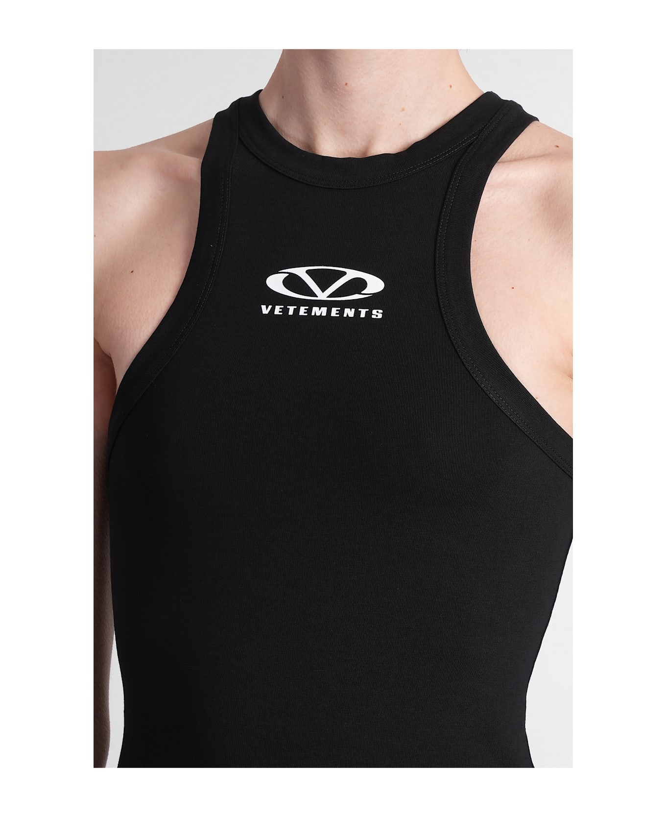 Dress Woman In Black Cotton - 5