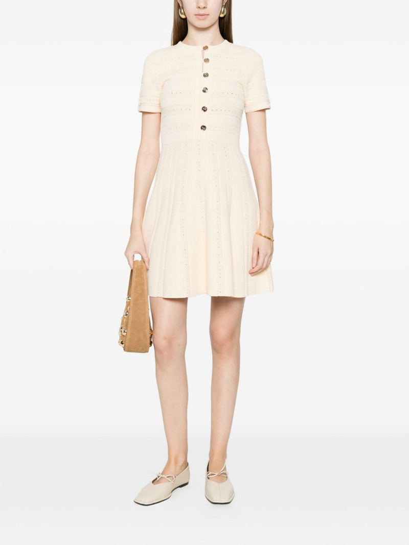 Sandro button knitted mini dress outlook