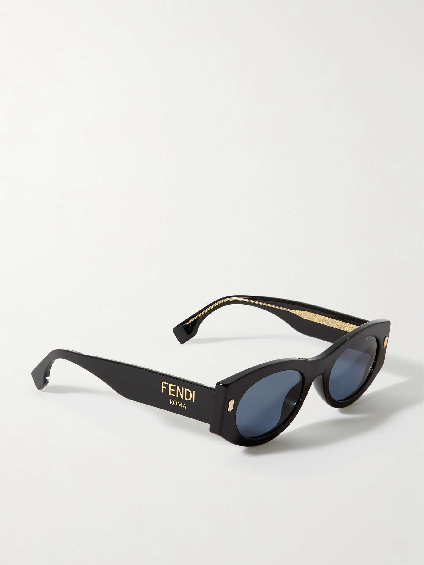 Roma oval-frame acetate sunglasses - 3