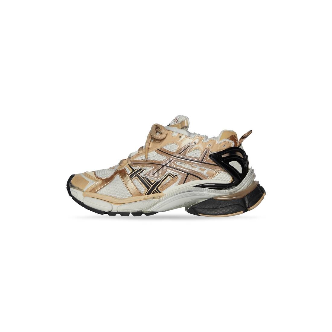Women's Runner Sneaker in Beige - 4