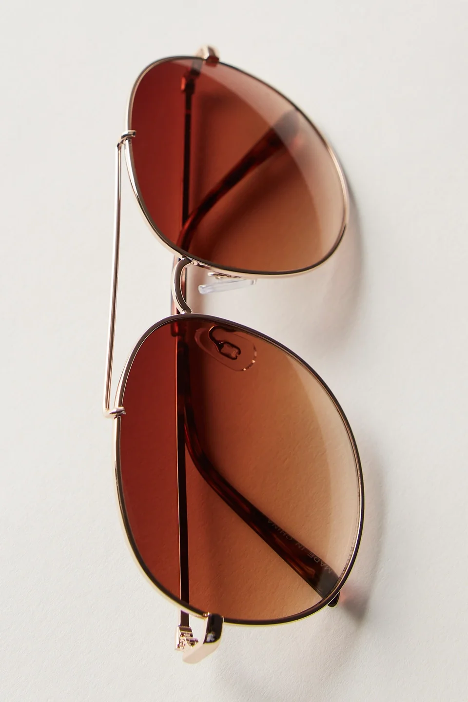 Pasadena Oversized Metal Aviator Sunglasses - 1